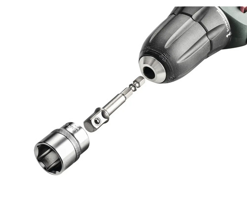 Aufsatz für Schraubenschlüssel an einem Bohrfutter