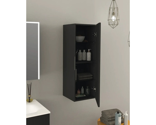 Offener Badezimmerschrank zur Wandmontage mit Regalen zur Aufbewahrung von Badartikeln