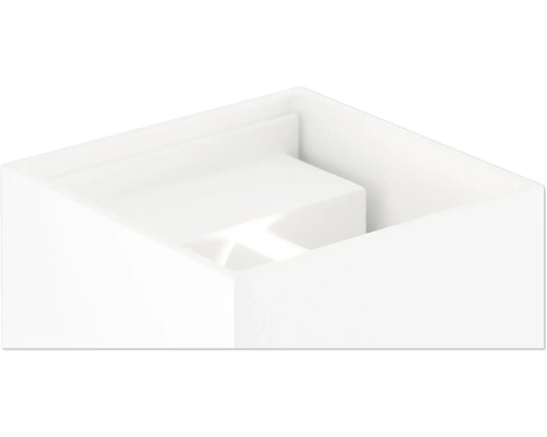 Weisse Unterputz-Wandleuchte