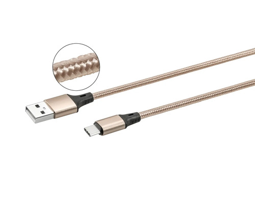 USB-Kabel mit USB-A- und USB-C-Anschluss