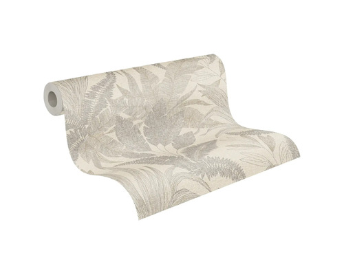 Rouleau de papier peint avec motif de feuilles