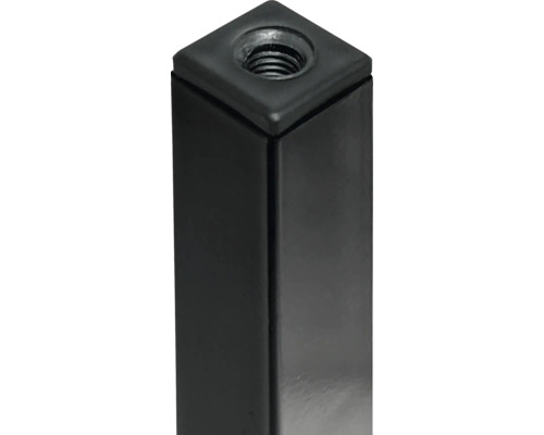 Pied de table noir avec filetage