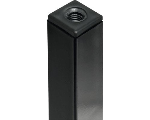 Pied de table noir avec filetage