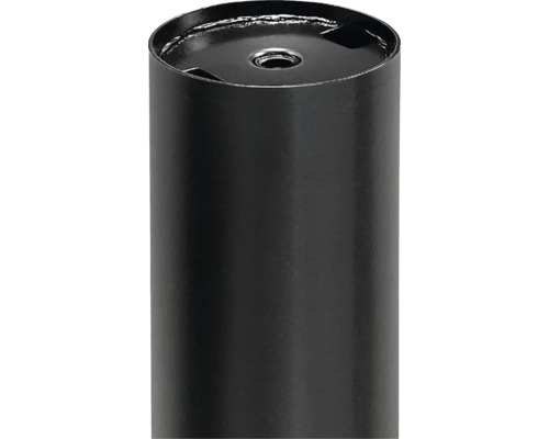 Élément métallique noir pour montage au sol