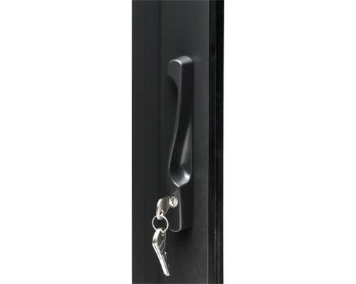 Poignée de porte avec clé