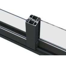 Profilé de fenêtre en aluminium