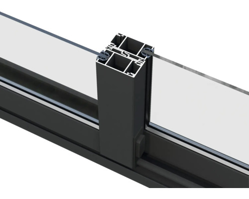 Profilé de fenêtre en aluminium