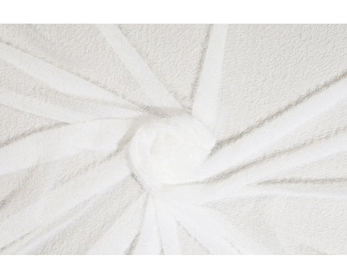 Weißer Schleierstoff drapiert