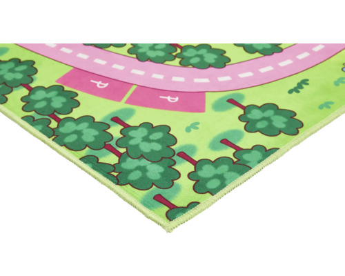 Spielteppich mit Strassenmuster und Bäumen