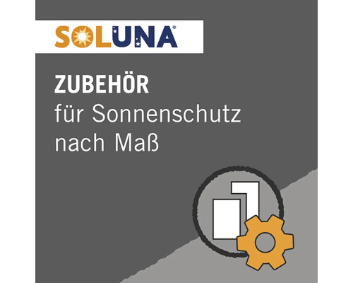 Soluna Logo. Zubehör für Sonnenschutz nach Maß.