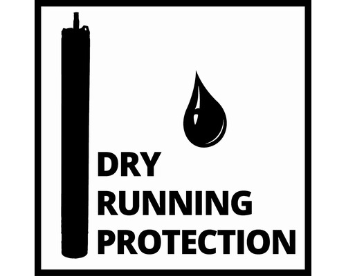 Symbole de protection contre la marche à sec