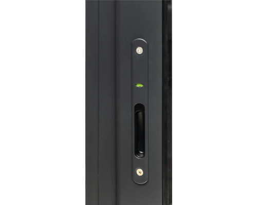 Poignée de porte coulissante avec serrure