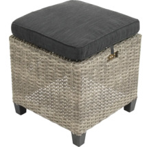 Gartenhocker mit Auflage