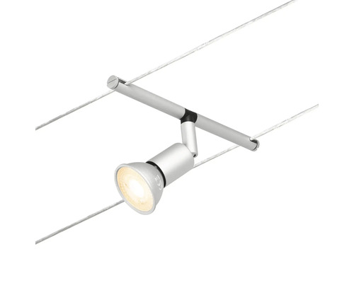 Spotleuchte an einem Seilsystem