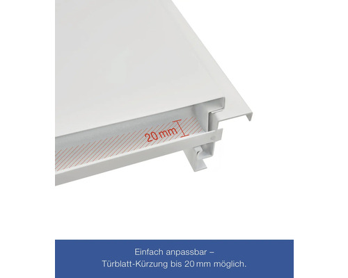 Türblattkürzung bis 20 Millimeter möglich