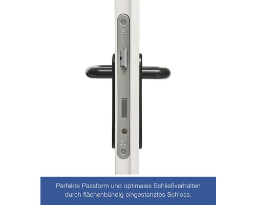 Türbeschlag mit Schloss und Türgriff