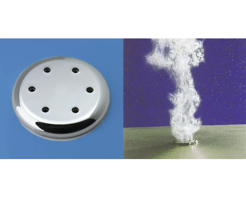 Düse für Sprudelbad mit sechs Löchern