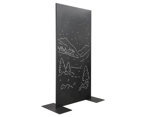 Paravent décoratif avec motif de montagne pour l''extérieur