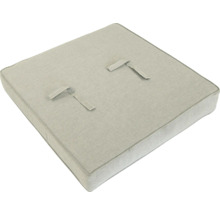 Quadratisches Sitzkissen mit Haltebändern