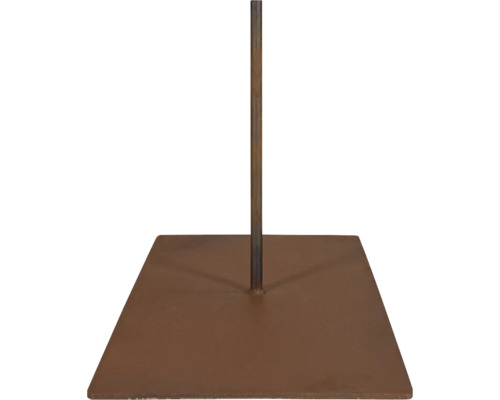 Metallständer mit quadratischer Basis für den Außenbereich