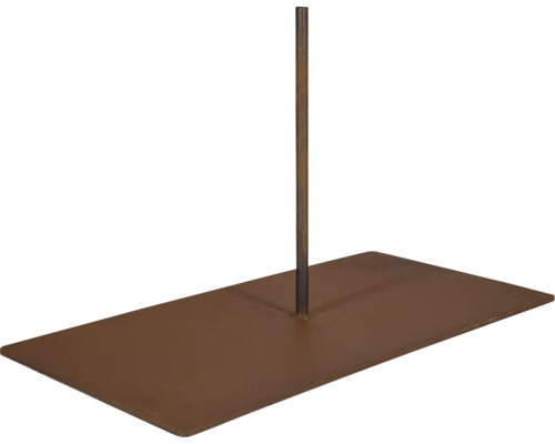 Metallständer mit rechteckiger Grundplatte für Dekorationszwecke