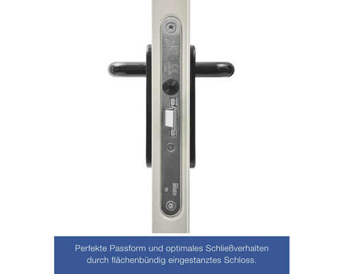 Türbeschlag mit eingelassenem Schloss