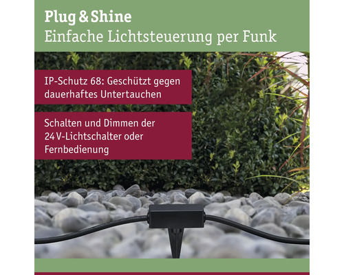 Plug and Shine Lichtsteuerung für den Aussenbereich