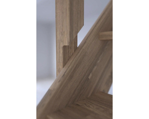 Detailansicht einer Holzkonstruktion