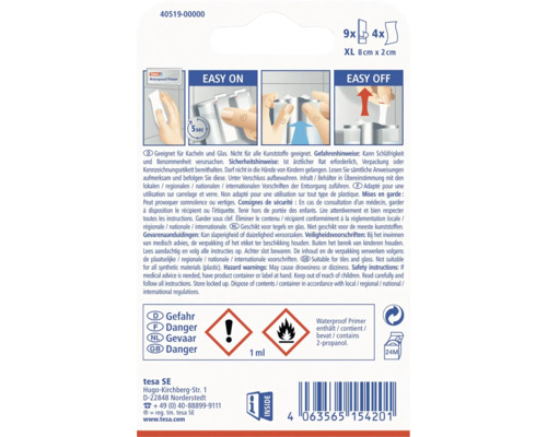Tesa Waterproof Primer, geeignet für Fliesen und Glas