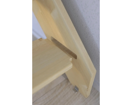 Escalier en bois, vue détaillée