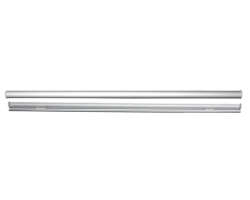 Zwei Rollos zur Fensterdekoration