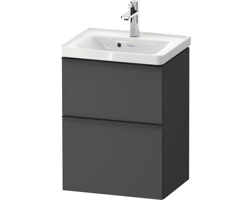 Meuble sous-lavabo avec deux tiroirs et lavabo à poser