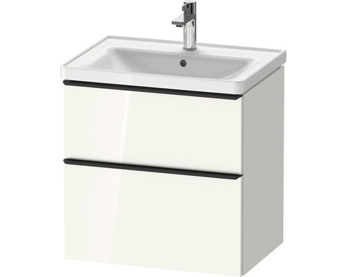 Meuble sous-lavabo avec deux tiroirs et lavabo à poser