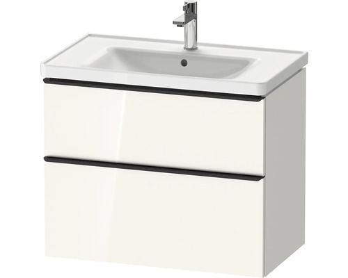 Meuble sous-lavabo avec deux tiroirs et lavabo à poser