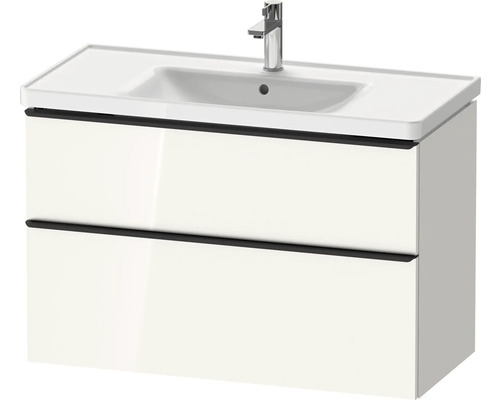 Meuble sous-lavabo avec deux tiroirs et lavabo