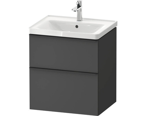 Waschtischunterschrank mit zwei Schubladen und Aufsatzwaschbecken