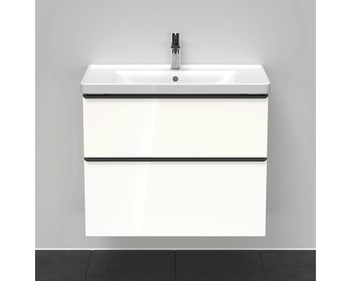 Meuble-lavabo avec deux tiroirs et robinetterie