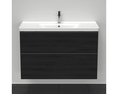 Meuble sous-lavabo avec deux tiroirs et lavabo