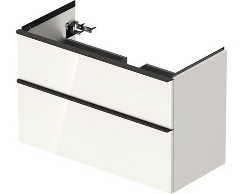 Meuble sous-lavabo avec deux tiroirs pour la salle de bain