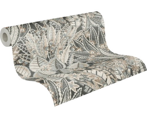 Tapetenrolle mit Blattmuster