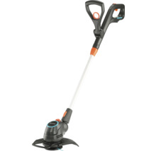 Coupe-bordure avec boîtier en plastique et fil de coupe