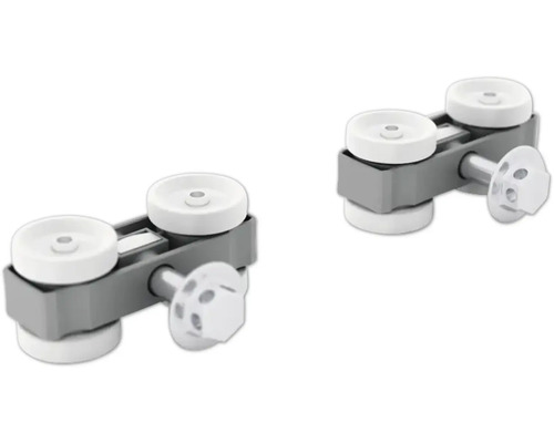 Deux galets de porte coulissante