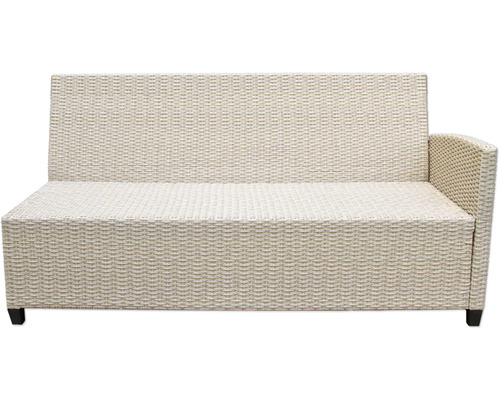 Rattan Lounge Sofa mit Armlehne