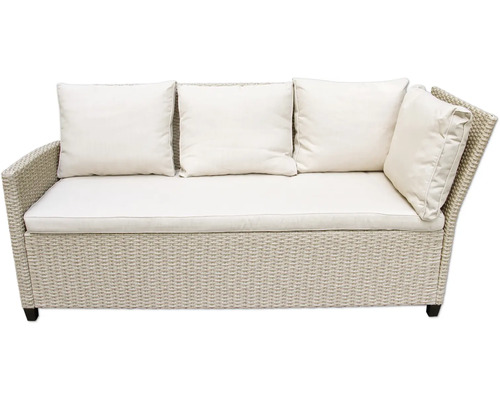 Rattan Gartenlounge mit Polster und Kissen