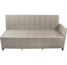 Gartensofa aus Rattan mit einer Armlehne