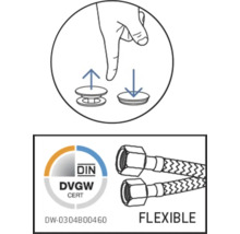 Illustration de l''installation et du label DVGWCERT
