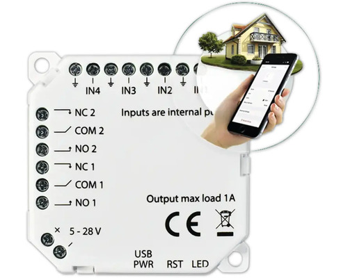 Hausautomationsgerät mit Smartphone-Steuerung