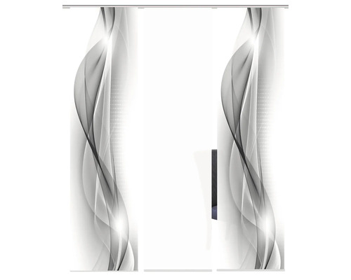 Schiebetür mit abstraktem Design für den Innenbereich