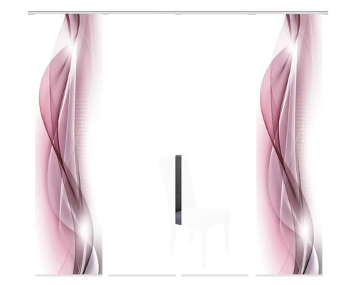 Rideau de douche avec motif abstrait