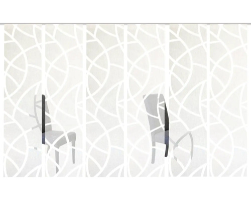 Dekostoff mit Stuhldruck